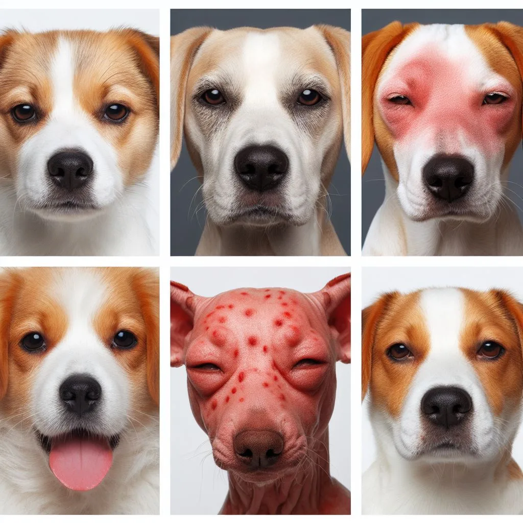 cachorro com alergia